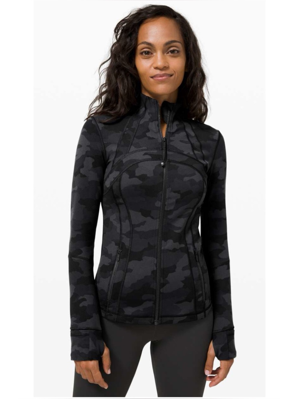 Lululemon Define Jacket Heritage 365 Camo Deep Coal Multi Size 2~ Excellent